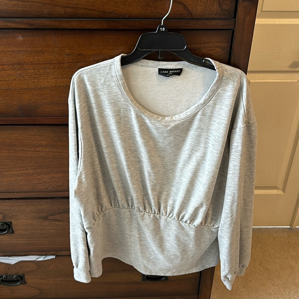 Soft grey sweat shirt